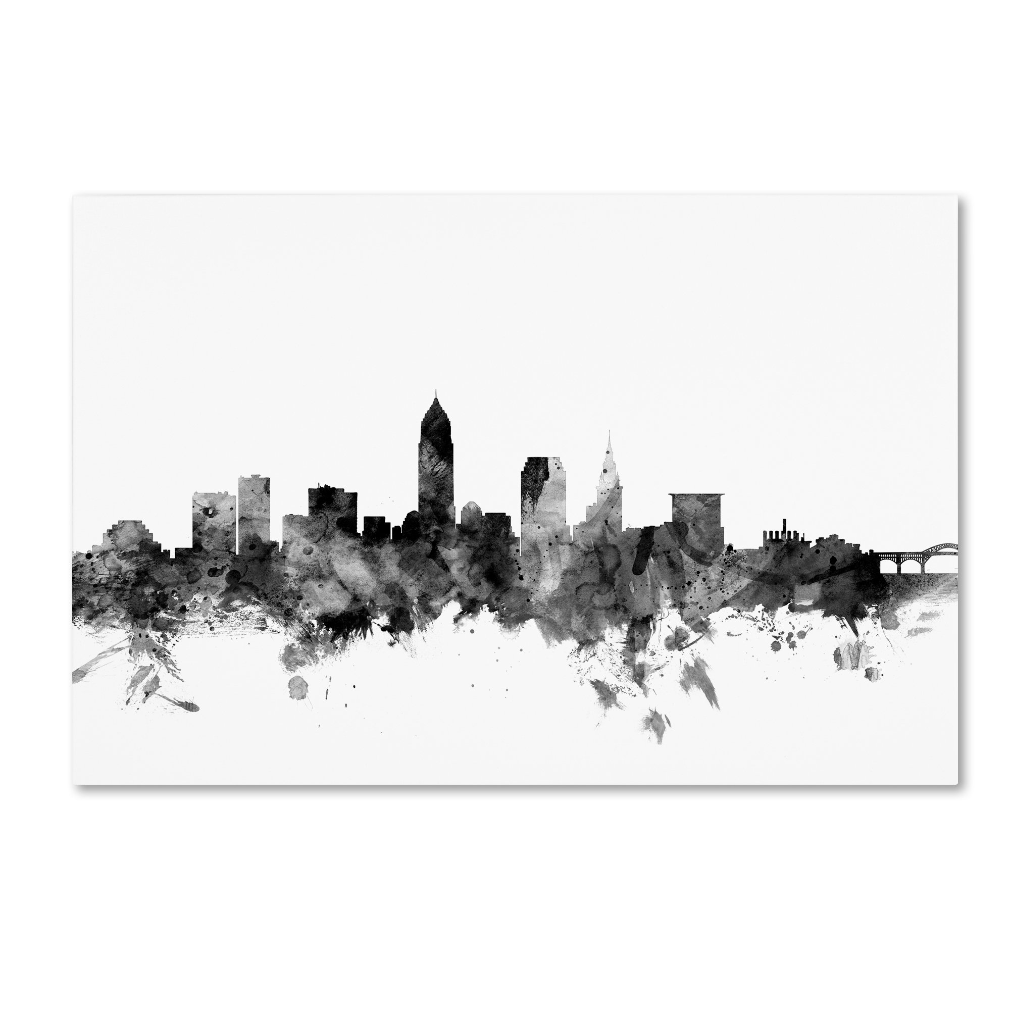 Amazon.com: Trademark Fine Art MT1031-C3047GG Cleveland Ohio