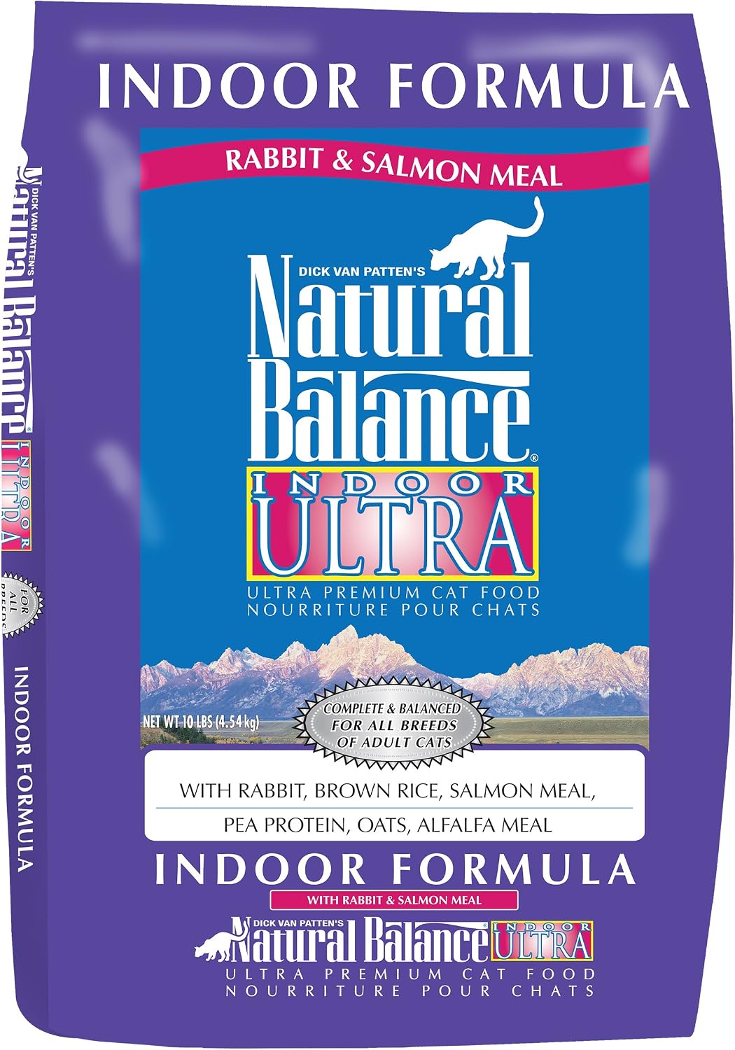 Natural Balance Indoor Ultra Rabbit & Salmon Meal Formula Dry Cat Food, 10-Pound