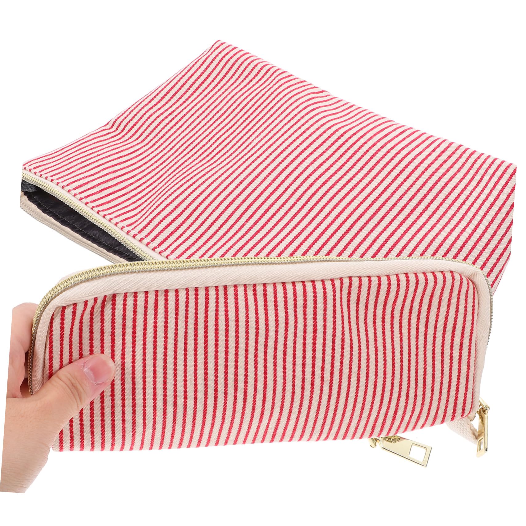 minkissy 6stücke Große Kosmetiktasche Für Reisen Kosmetik-Organizer Mit Hohem Fassungsvermögen Für Make-up Toilettenartikel Und Persönliche Gegenstände Gestreift