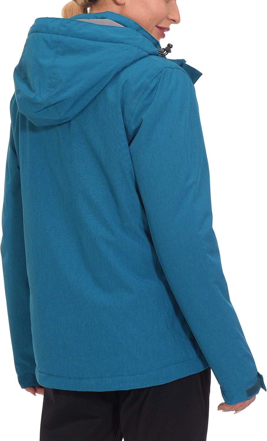 Little Donkey Andy Women's Waterproof Ski Snowboarding Jacket Windproof Warm Coat with Detachable Hood - Image 2