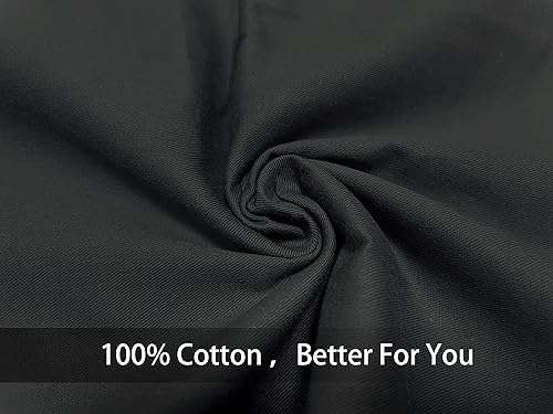 Miniatura 2 de iMaylex Funda de almohada suave 100% algodón egipcio con cremallera, acogedora y ligera, fácil cuidado, gris oscuro, cuerpo, 20 x 48 pulgadas