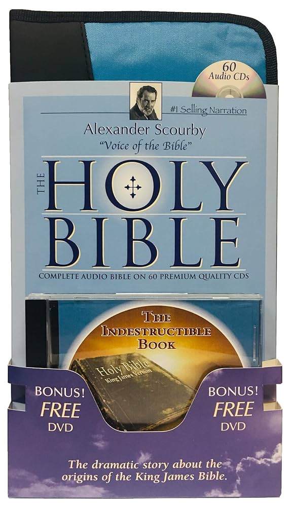 KJV Complete Scourby CD with Free Indest DVD-Holy King James