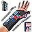 FEATOL Carpal Tunnel Wrist Brace Night Support, Thumb Spica Splint Right Hand for De Quervains Tenosynovitis, Tendonitis, Wrist Brace With Thumb Support-Small/Medium-Women & Men, Black