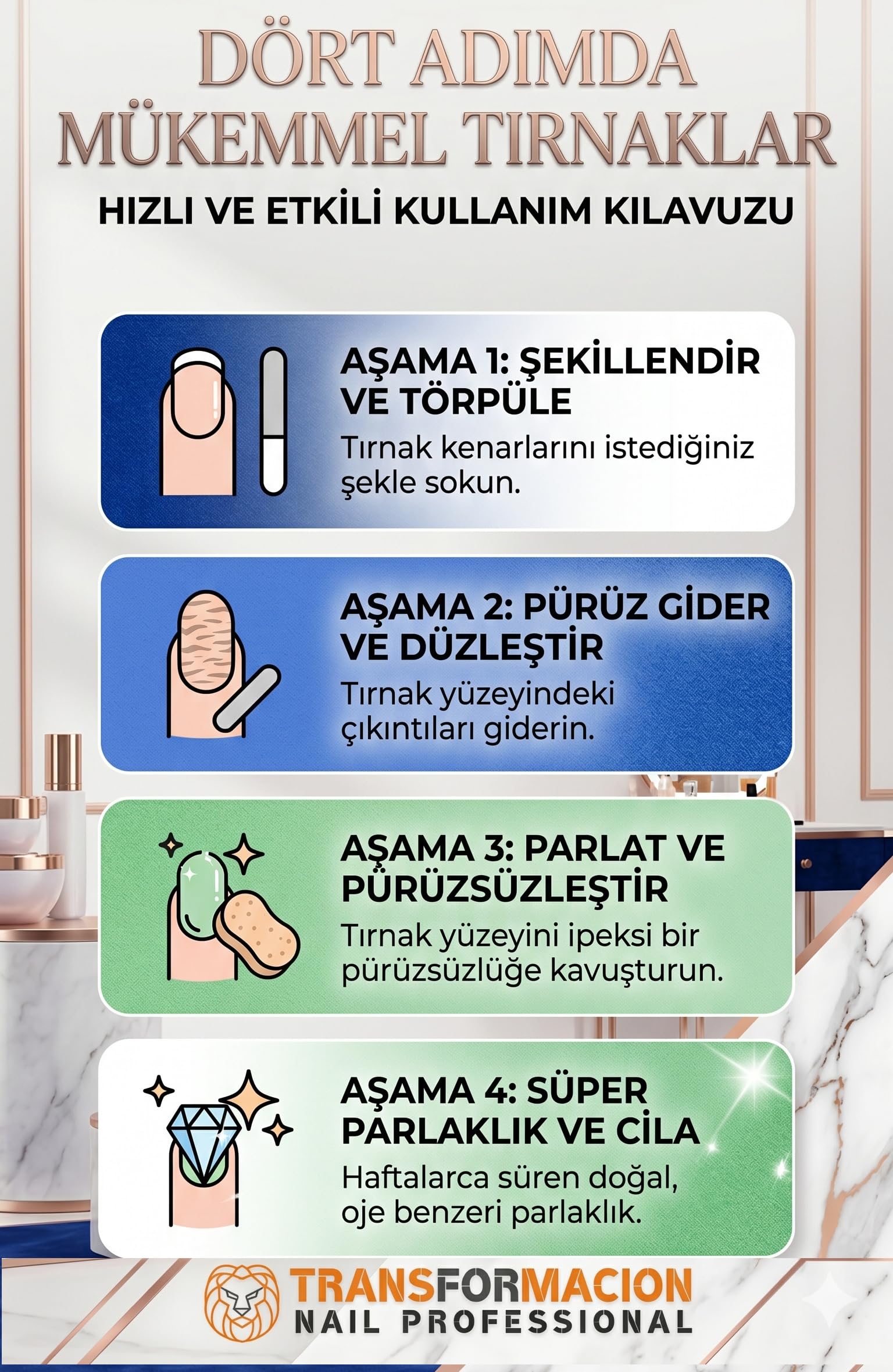 Transformacion 4 Yüzeyli Törpü Ve Parlatma Blok Sünger 3 Lü Set