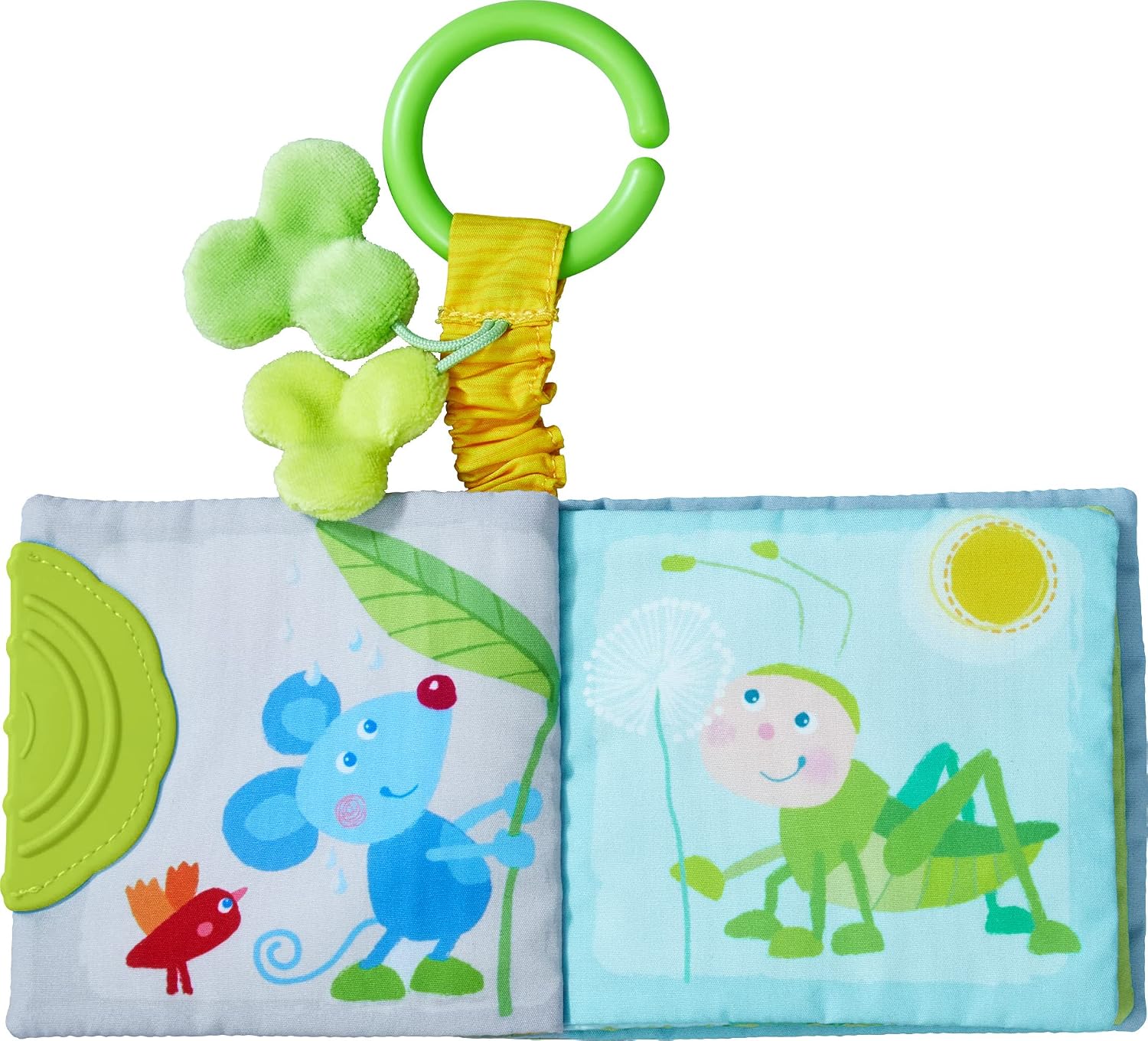HABA - 306491 Fabric Book for Stroller - Field Animals - 6 Months and Above
