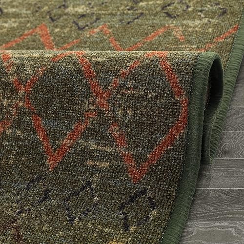 Miniatura 7 de Antep Rugs - Alfombras antideslizantes de 2 x 3 pies (antideslizante) con parte trasera de goma, de estilo antiguo, bohemio, marroquí y con pelo