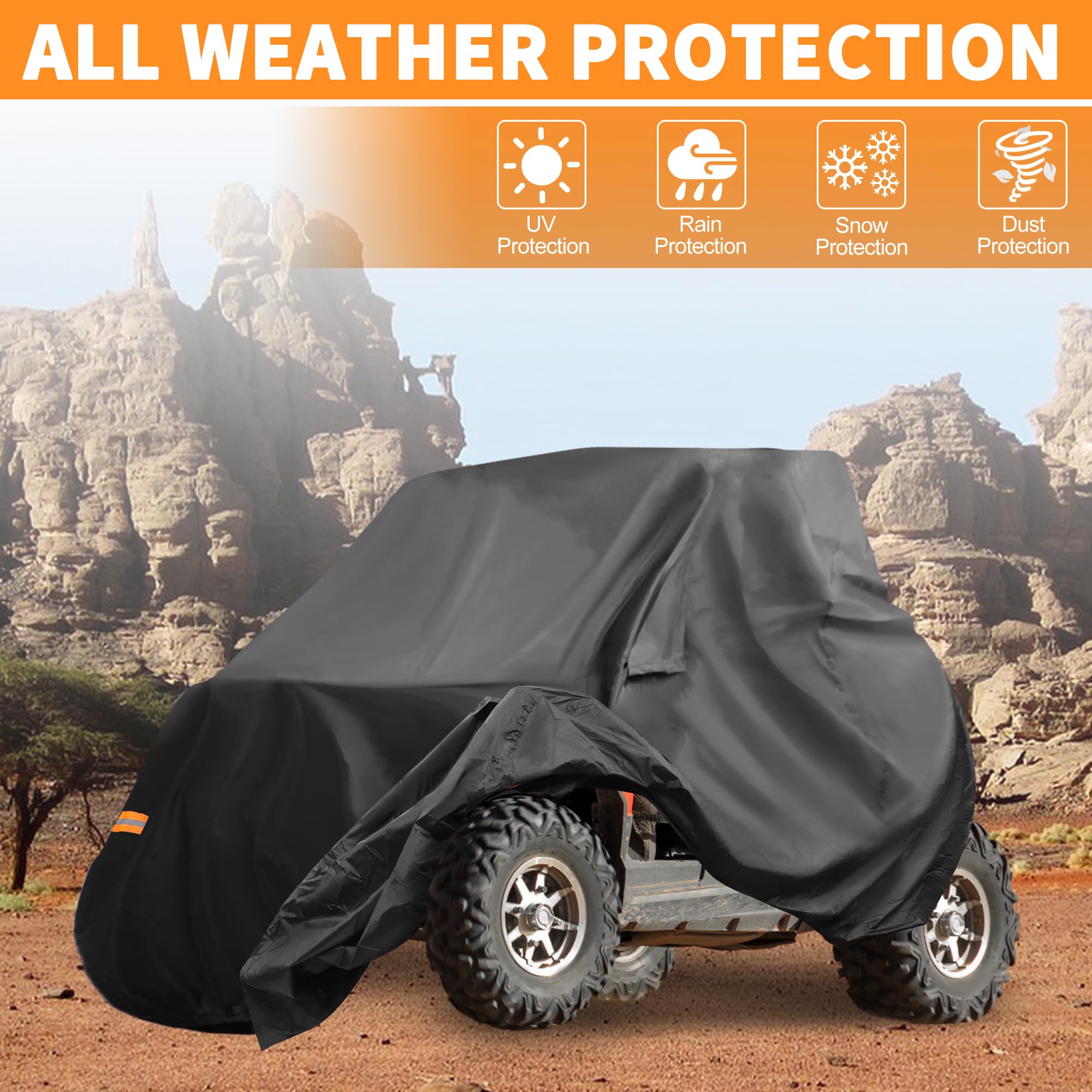 QUARKZMAN Housse Utv pour Polaris RZR XP 1000 Sport Imperméable