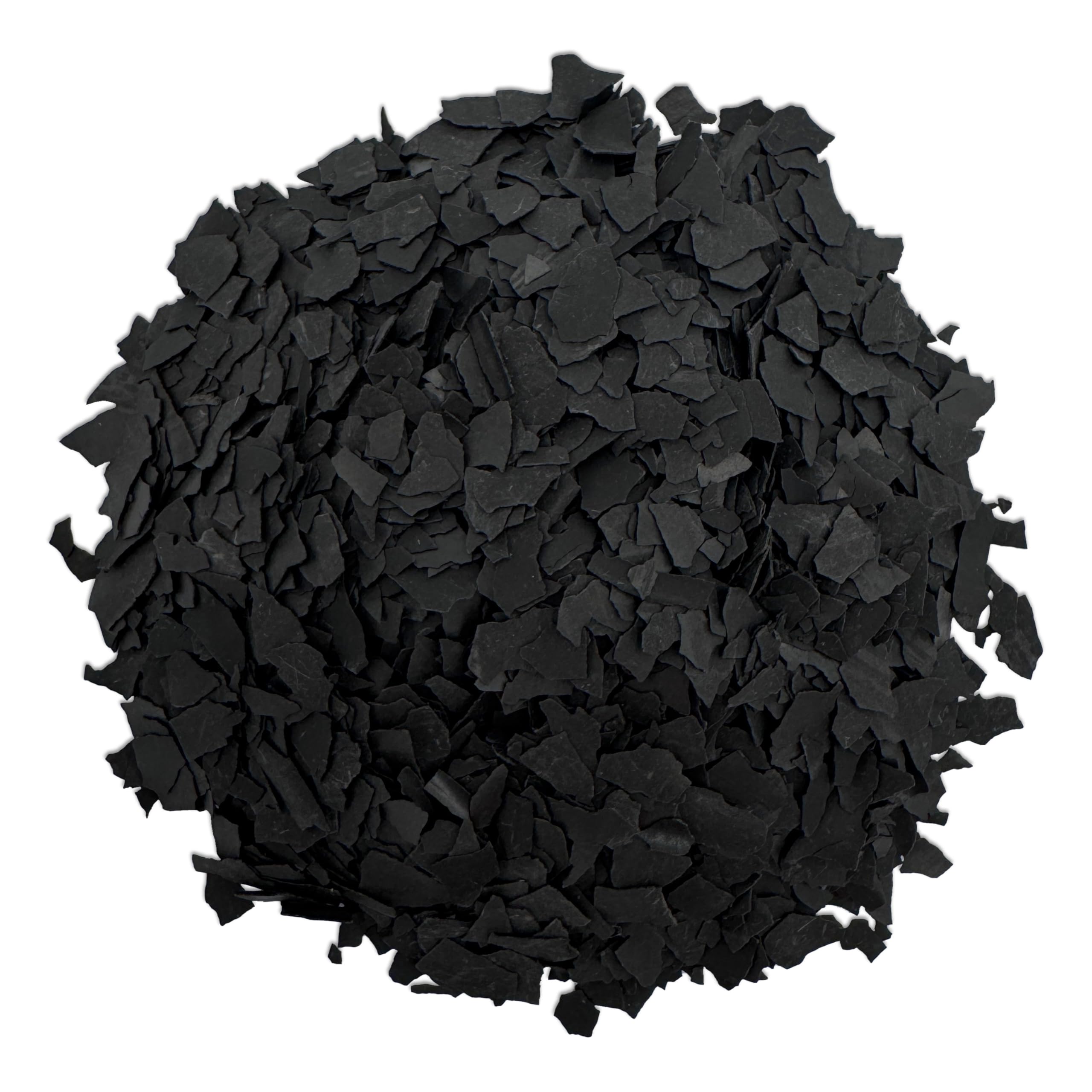 CAIRCON Farbchips für Bodenbeschichtung – Dekochips für Epoxid, PU & Acrylat Bodenfarbe – Schwarz 500g