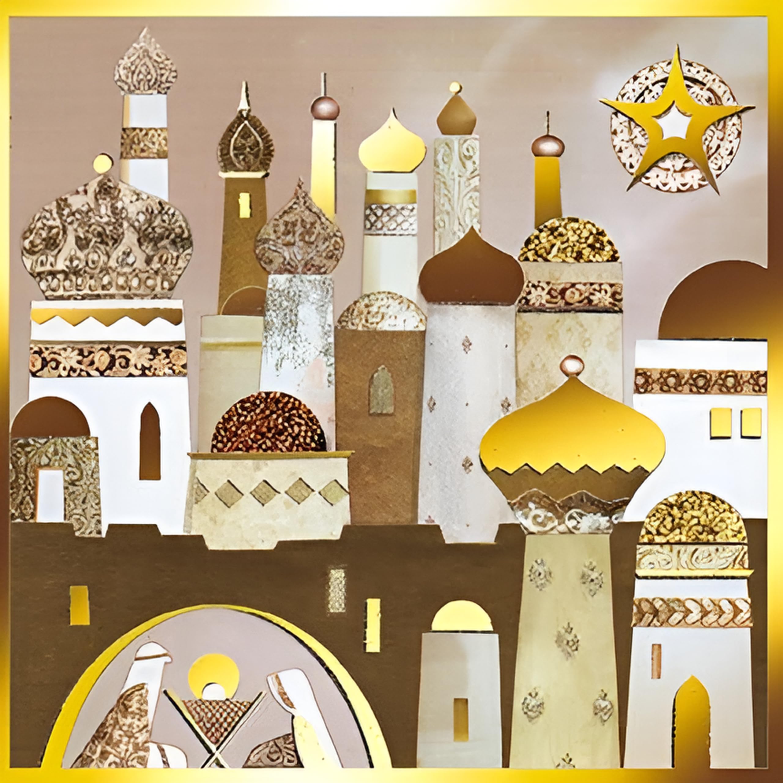 GBCC Christmas Cards Pack of 16 - Religious Designs with Metallic Gold Foil - Eco-Friendly Xmas Cards with Envelopes - Image 2