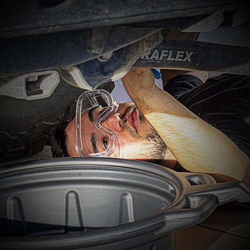 Miniatura 6 de Neiko 53874A - Gafas protectoras de seguridad antivaho con visión amplia, extrasuaves, ajustables y ligeras, transparentes