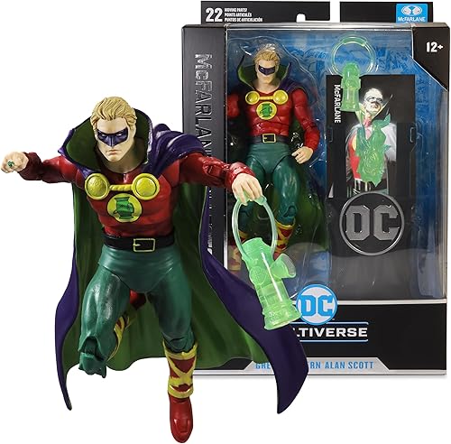 Miniatura 8 de McFarlane Toys - DC Multiverse Linterna Verde Alan Scott (Día de la Venganza) Figura 7in McFarlane Edición Coleccionista
