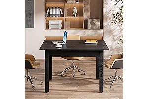 Tribesigns Modern Square Table for Conference Room