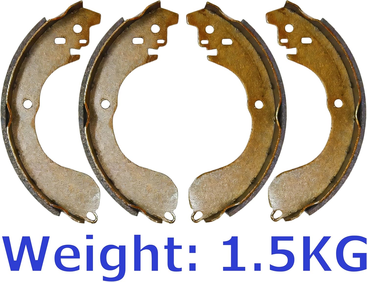 MC Rear Drum Brake Shoes for Jeep Compass Patriot 2008-2017, Nissan Cube 2009-2014 Sentra Versa 2007-2012, Dodge Avenger 2008-2010 Caliber 2007-2012, Chrysler Sebring 2007-2009 919 Brakes Drums MC919