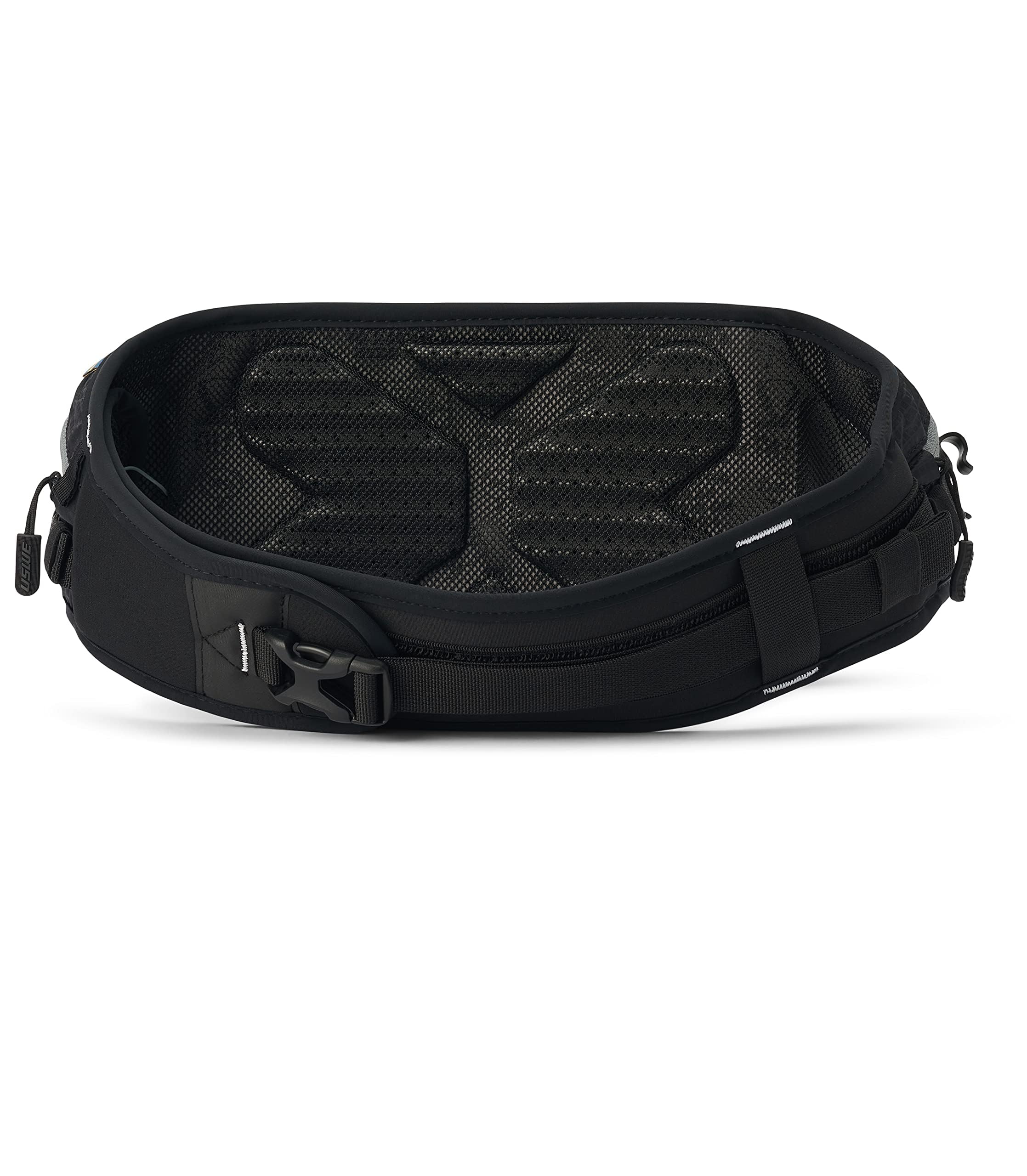 USWE Zulo Hydration - Marsupio per l'idratazione, con organizer e tasche laterali, cintura anti-rimbalzo (nero carbonio, 6L)