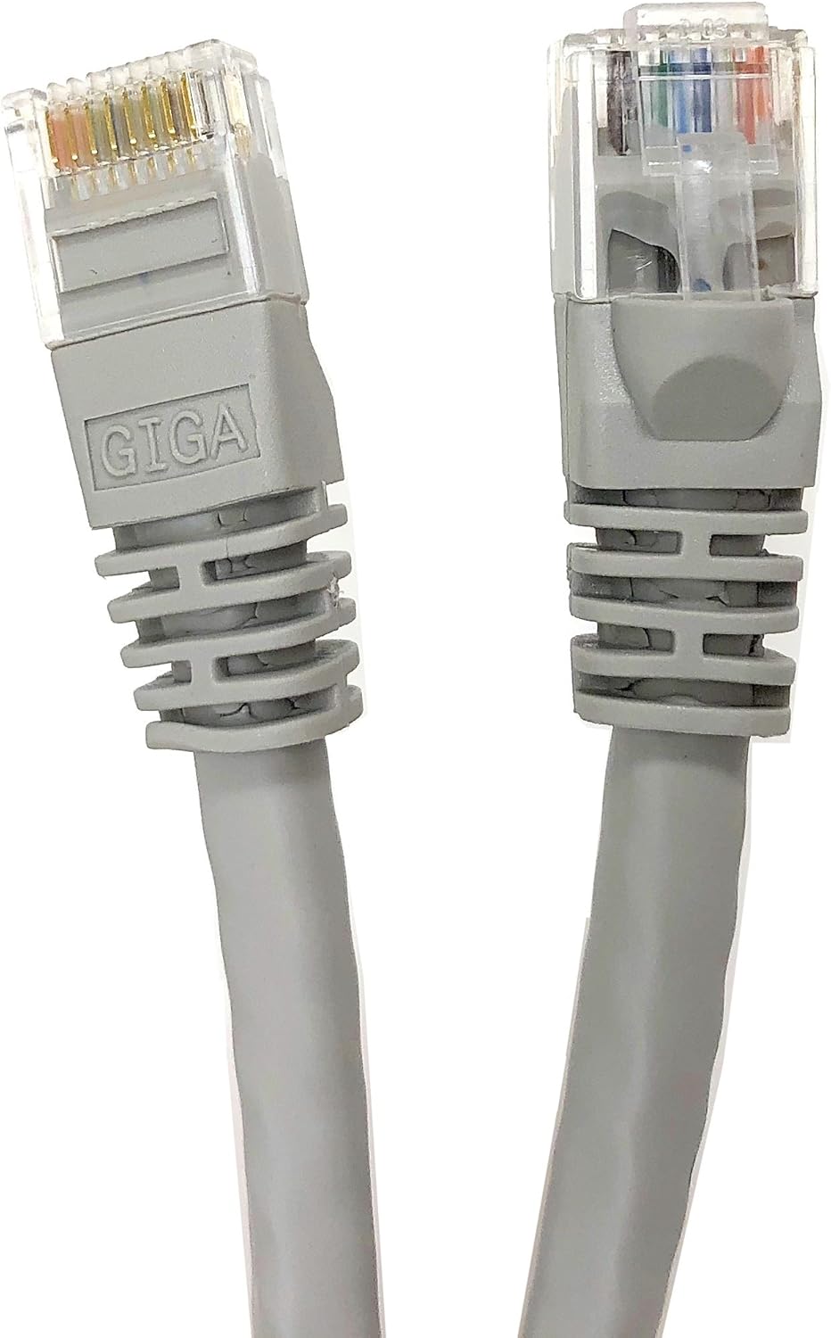 Micro Connectors, Inc. 1-feet Cat 6 Molded UTP Snagless RJ45 Networking Patch Cable - White - 25 Pack (E08-001W-25)