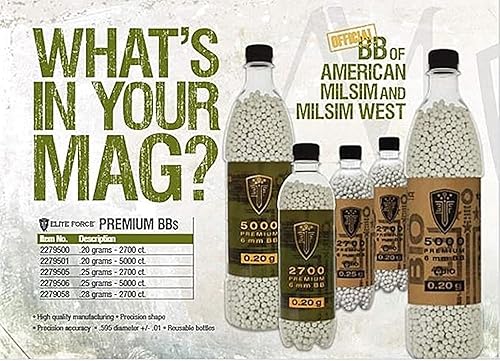 Miniatura 7 de Elite Force Munición BBS Airsoft de 0.236 in