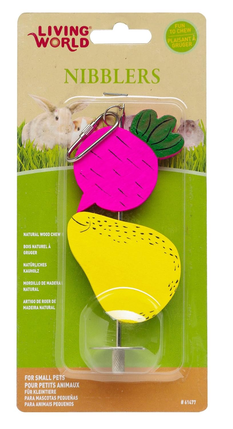 Buy LW Nibblers, Wood Chews, Beet and Pear on a Stick Online at Low