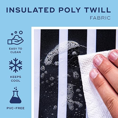 Miniatura 3 de SCOUT Nooner - Lonchera ligera y aislada con bolsillo exterior con cremallera, hielera para mujeres, para uso diario, playa