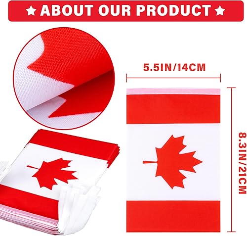 Miniatura 141 de Banderín de bandera de República Dominicana, pequeña mini bandera dominicana, banderín de banderines, decoración nacional de país para escuela