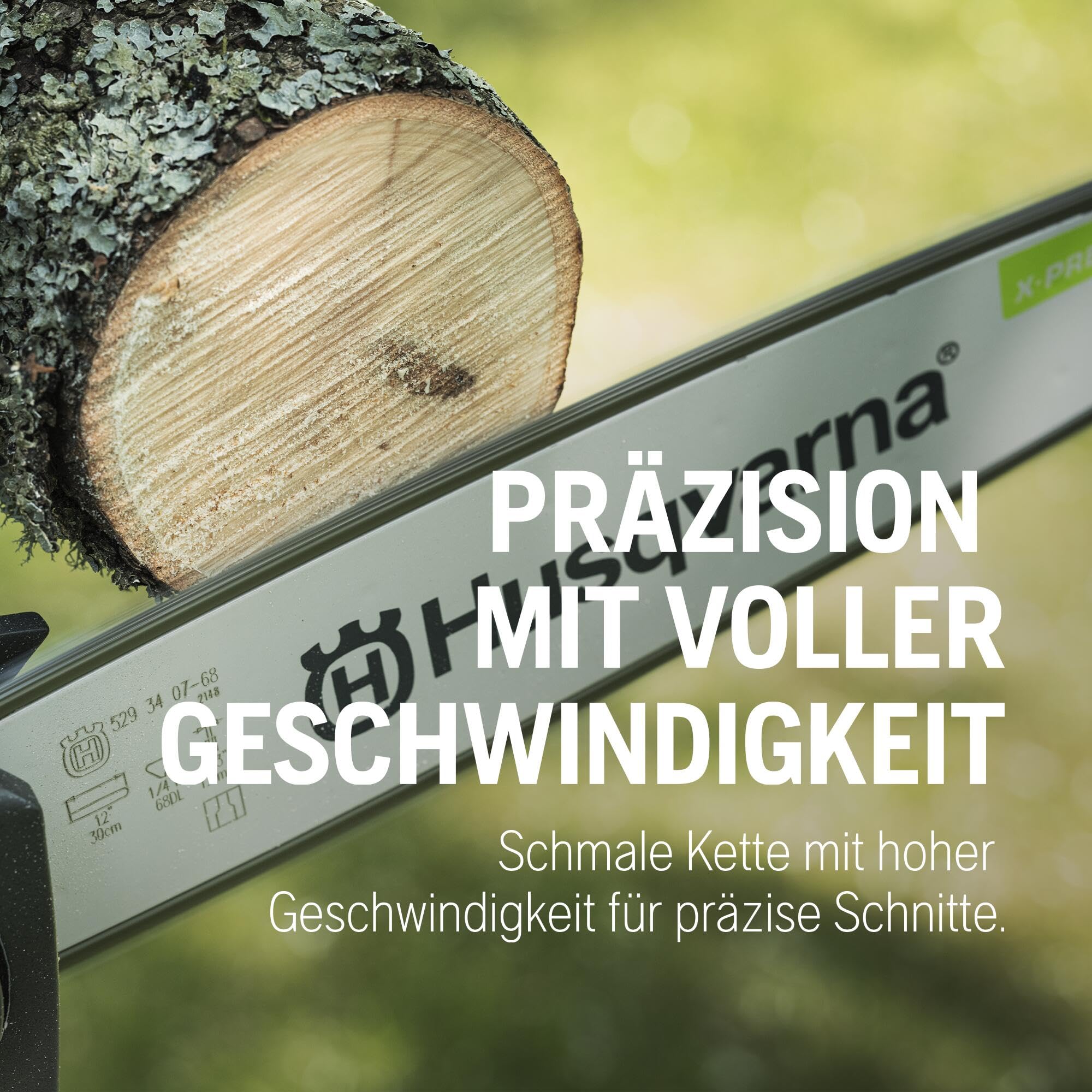 Husqvarna 215i Akku-Kettensäge 12" mit B70 Akku und Ladegerät | Kompaktes, leichtes Design - für allgemeine Gartenarbeiten gemacht