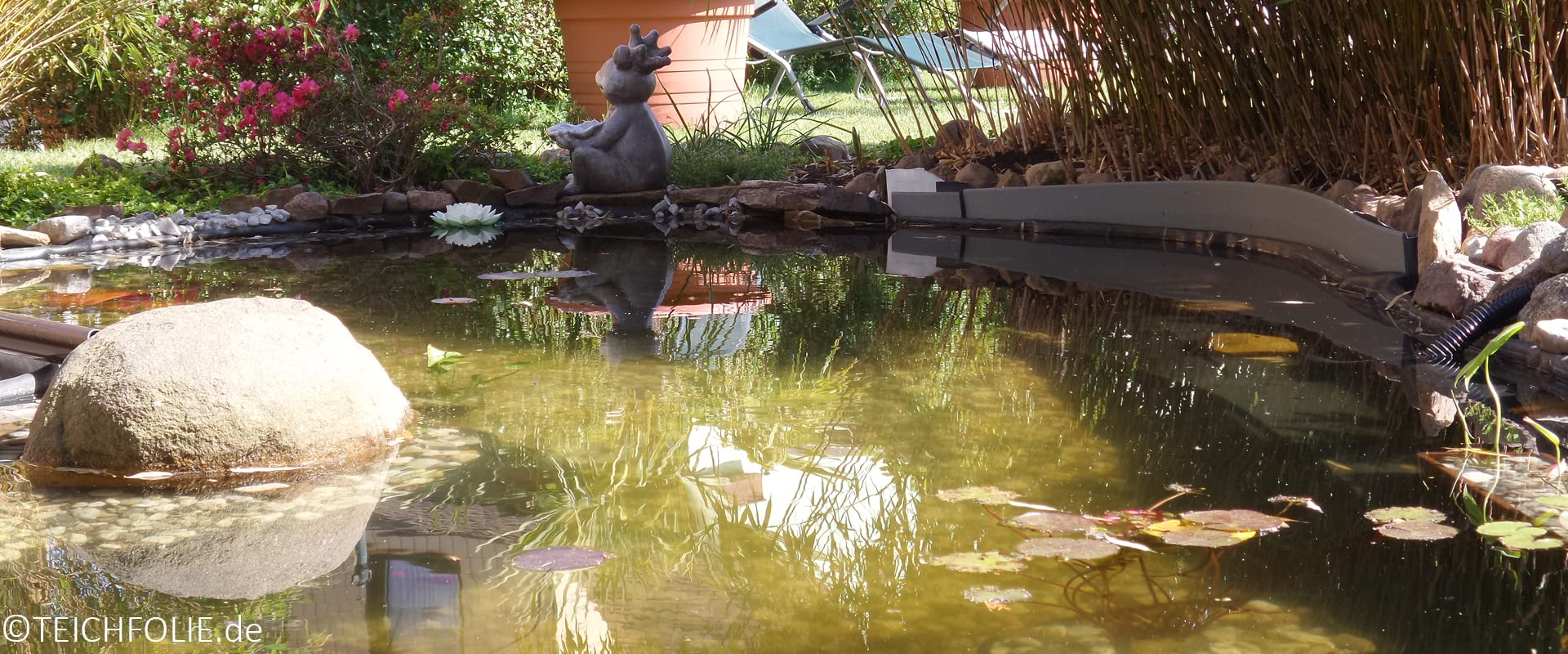 Teichfolie EPDM 8x6m hochelastisch langlebig für Teich Schwimmteich Wasserlauf Hochbeet Badeteich