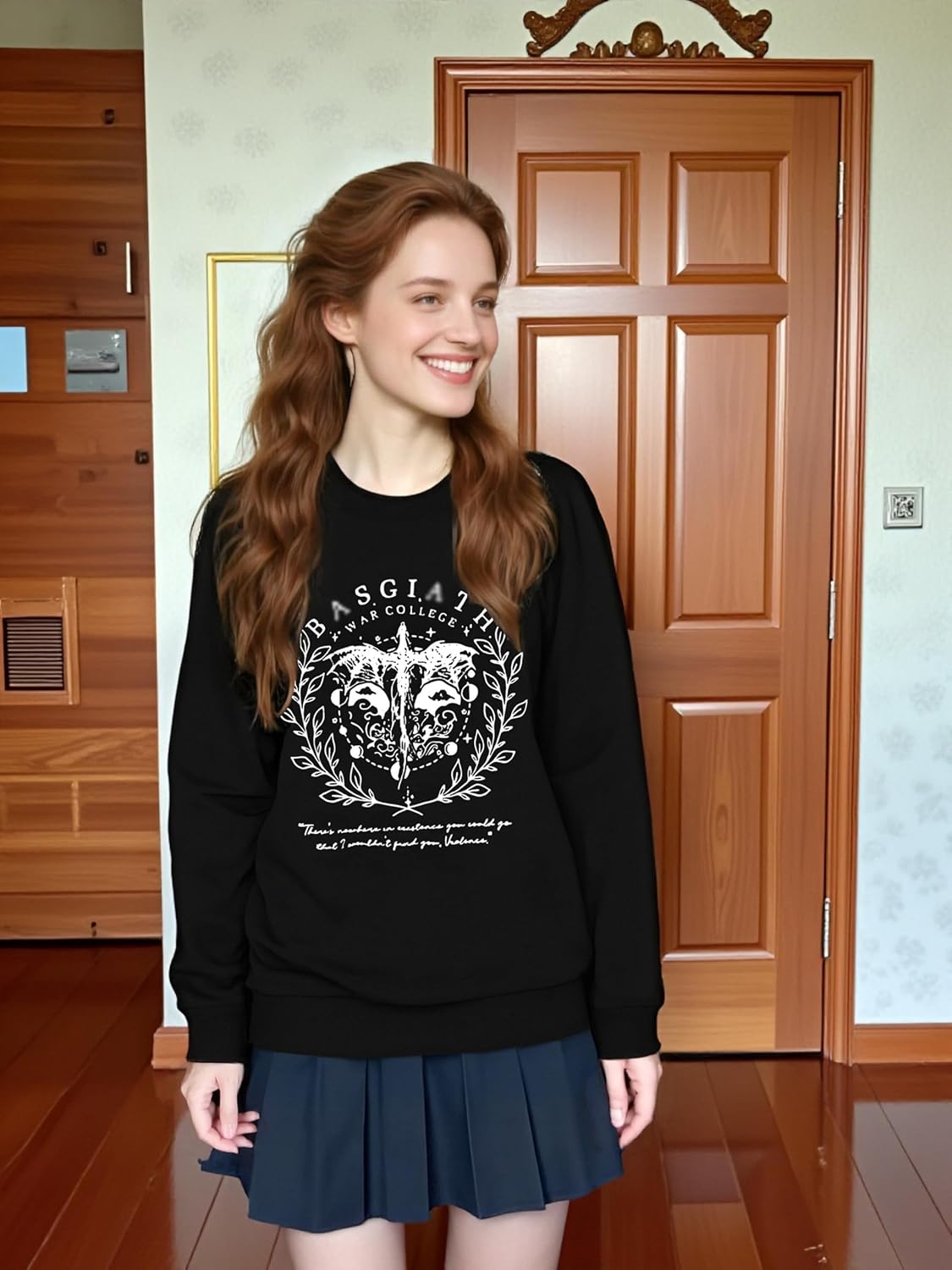 Book Sweatshirt for Women Reading Book Lovers Sweatshirts Funny Bookish Shirts Casual 2 Sided Graphic Pullover Tops - Image 6