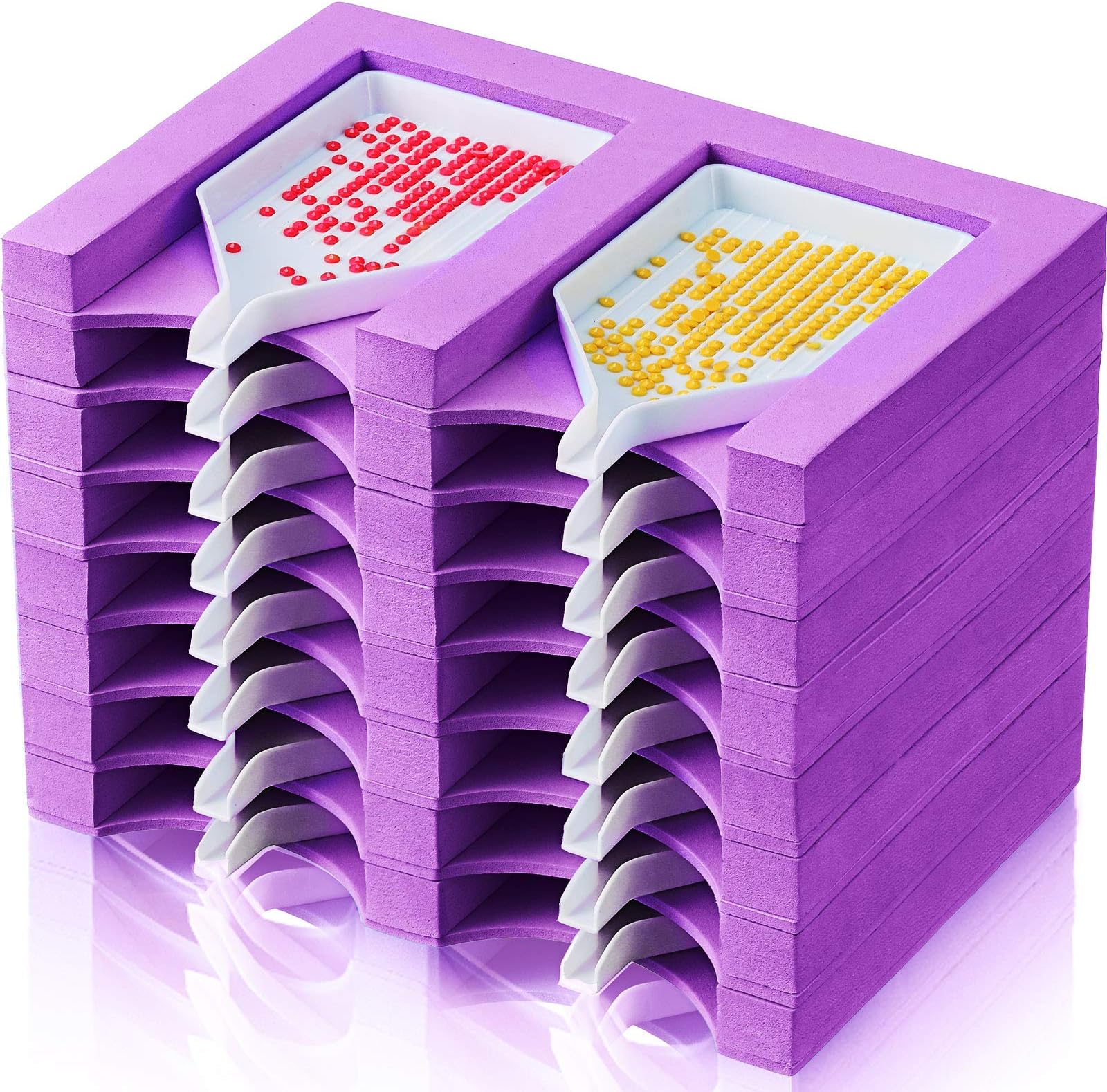 Diamond Painting Accessories Tray Organizer Kits,6 Grid