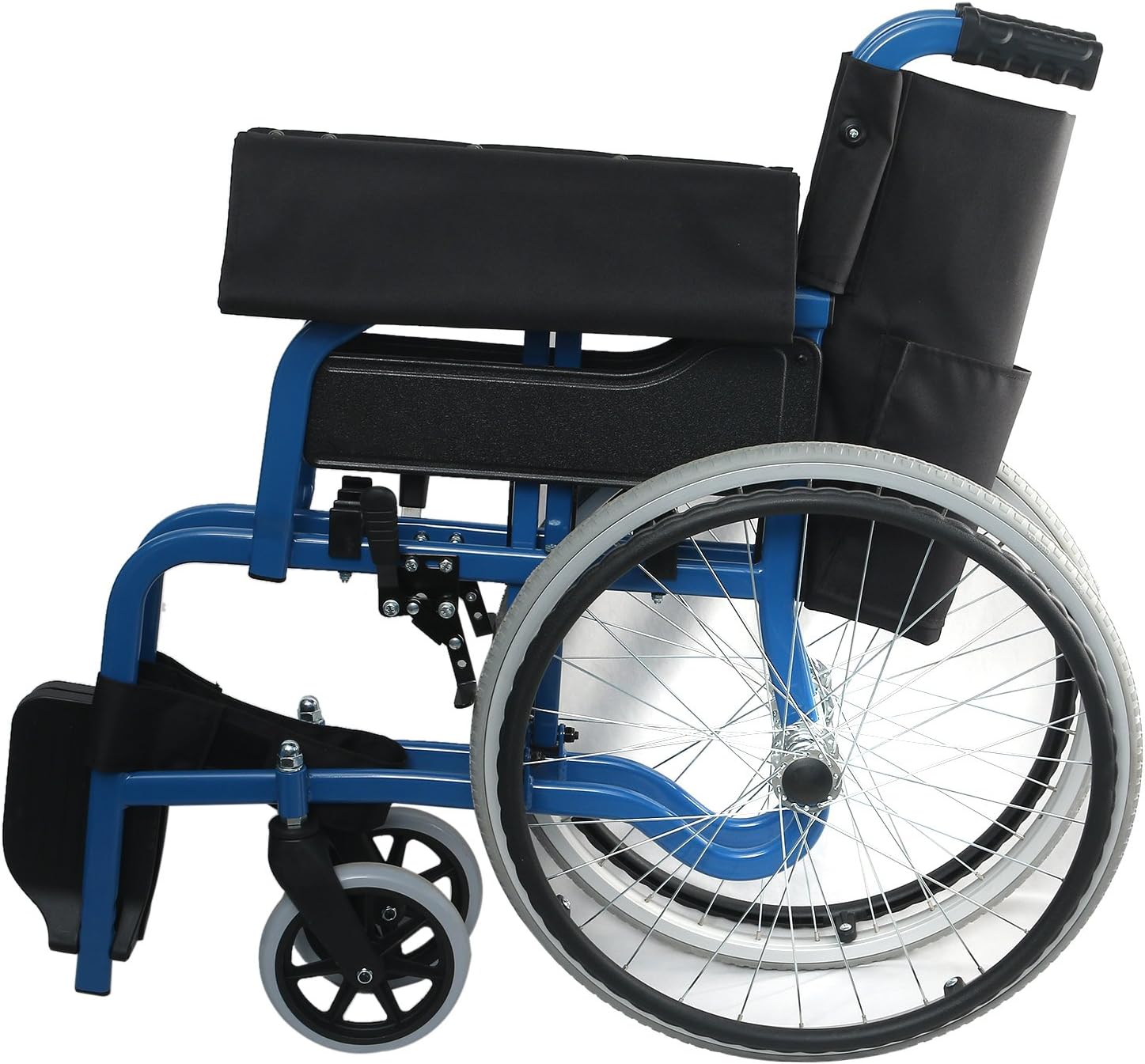 KHL Simple Light Weight Frame Wheelchair (Dark Blue)