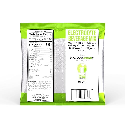 Miniatura 7 de Mezcla de bebida Sqwincher de reposición de electrolitos, concentrado en polvo, 2.5, Variados, 32