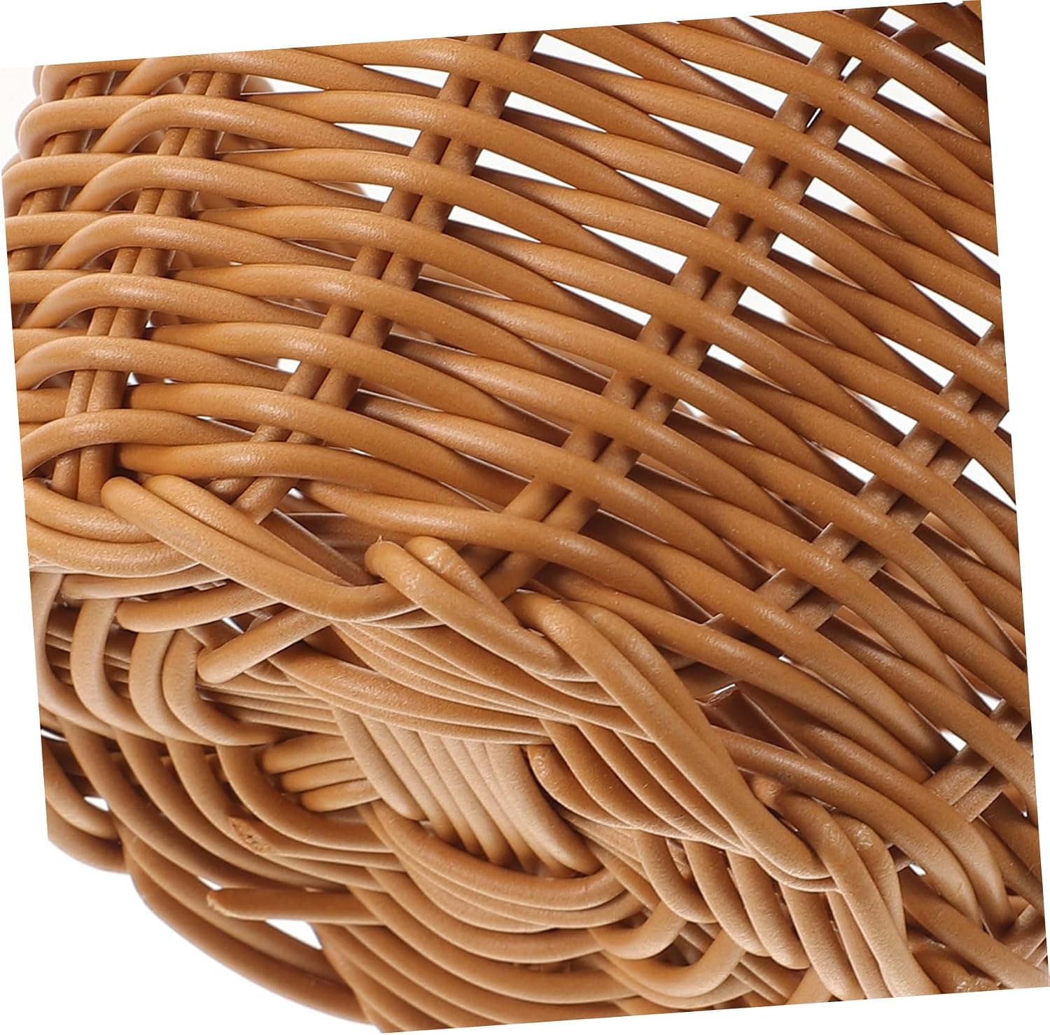 Outanaya Wall Hanging Onion Basket Woven Storage Basket for Kitchen Pantry Handmade Hanging Wall for Fruits Vegetables Garlic Bread 5.51 X 4.72 X 4.72 in