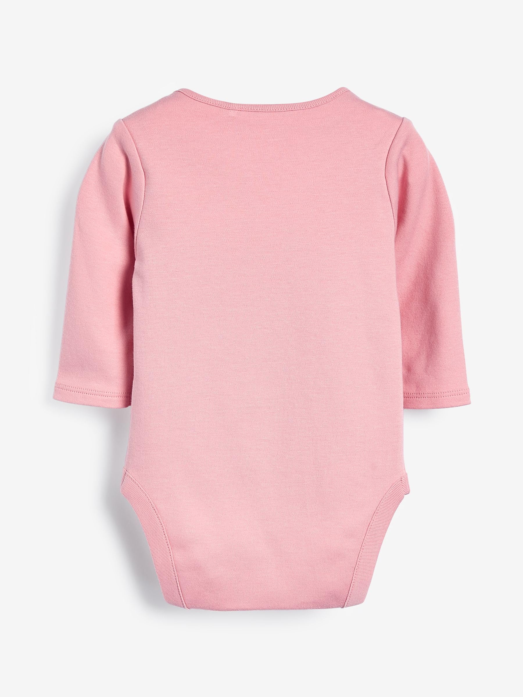 NEXT Baby Mädchen Essential Langarm-Bodysuits aus 100% Baumwolle, 5er-Pack
