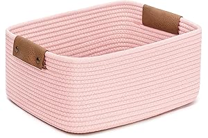 CHICVITA Mother Could Snack Box - Pink Basket Storage Baskets for Organizing,...