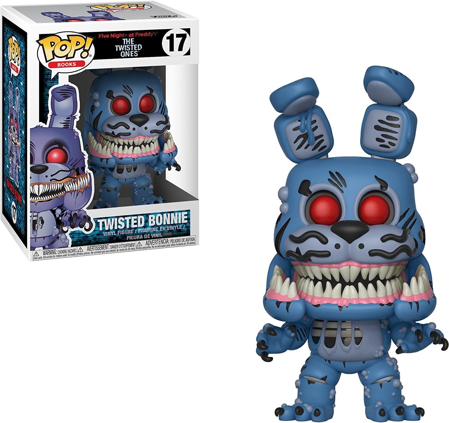 POP Five Nights at Freddy The Twisted Ones - Twisted Bonnie Funko Pop! Vinyl Figure (Bundled with Compatible Pop Box Protector Case) Multicolor 3.75 inches