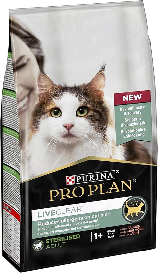 Pro Plan Liveclear Somonlu Kısırlaştırılmış Kedi Maması 1.4 kg