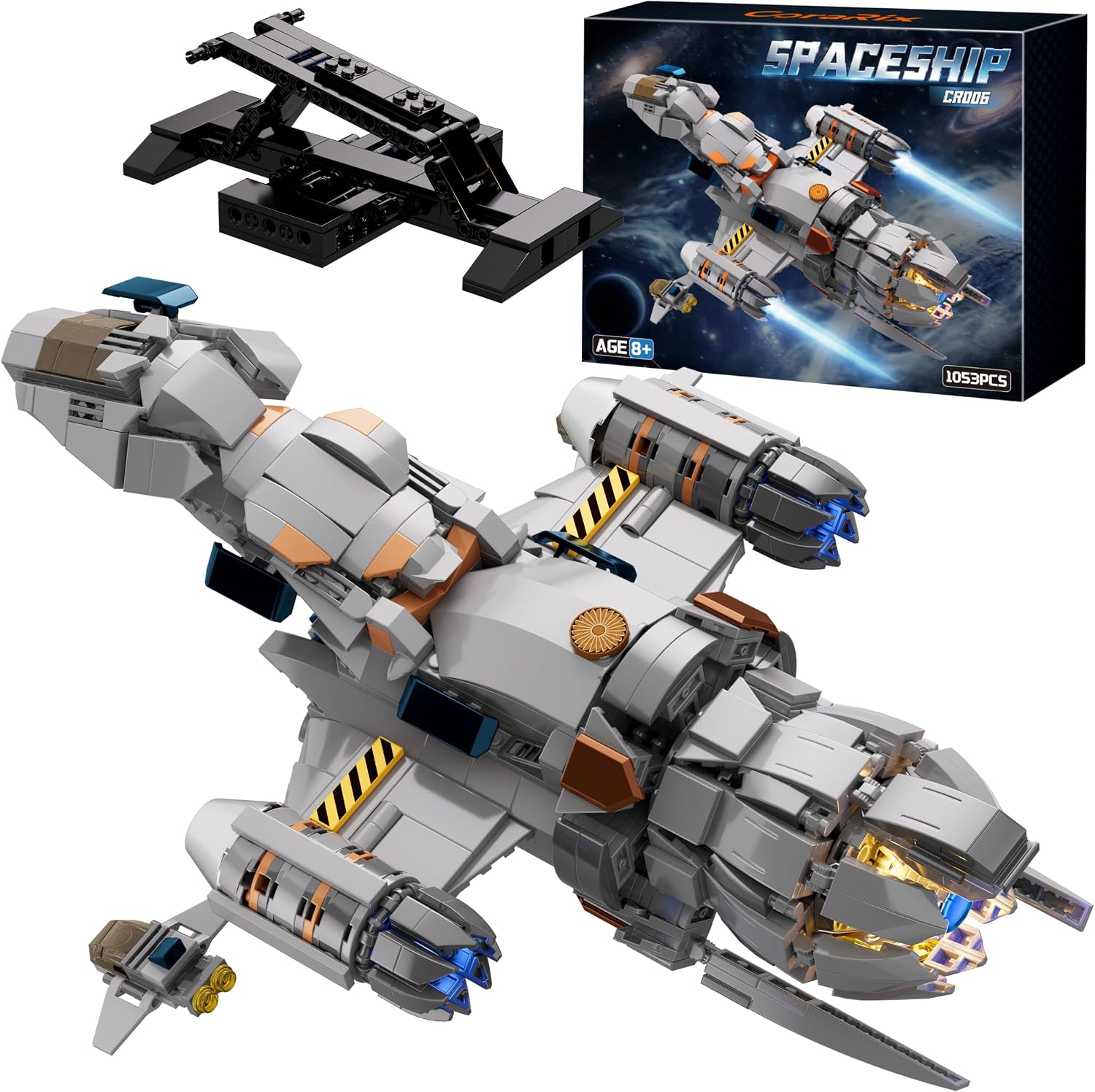 Spaceship Building Set, Sci-Fi Space Wars Ship Buildings Blocks for Adults