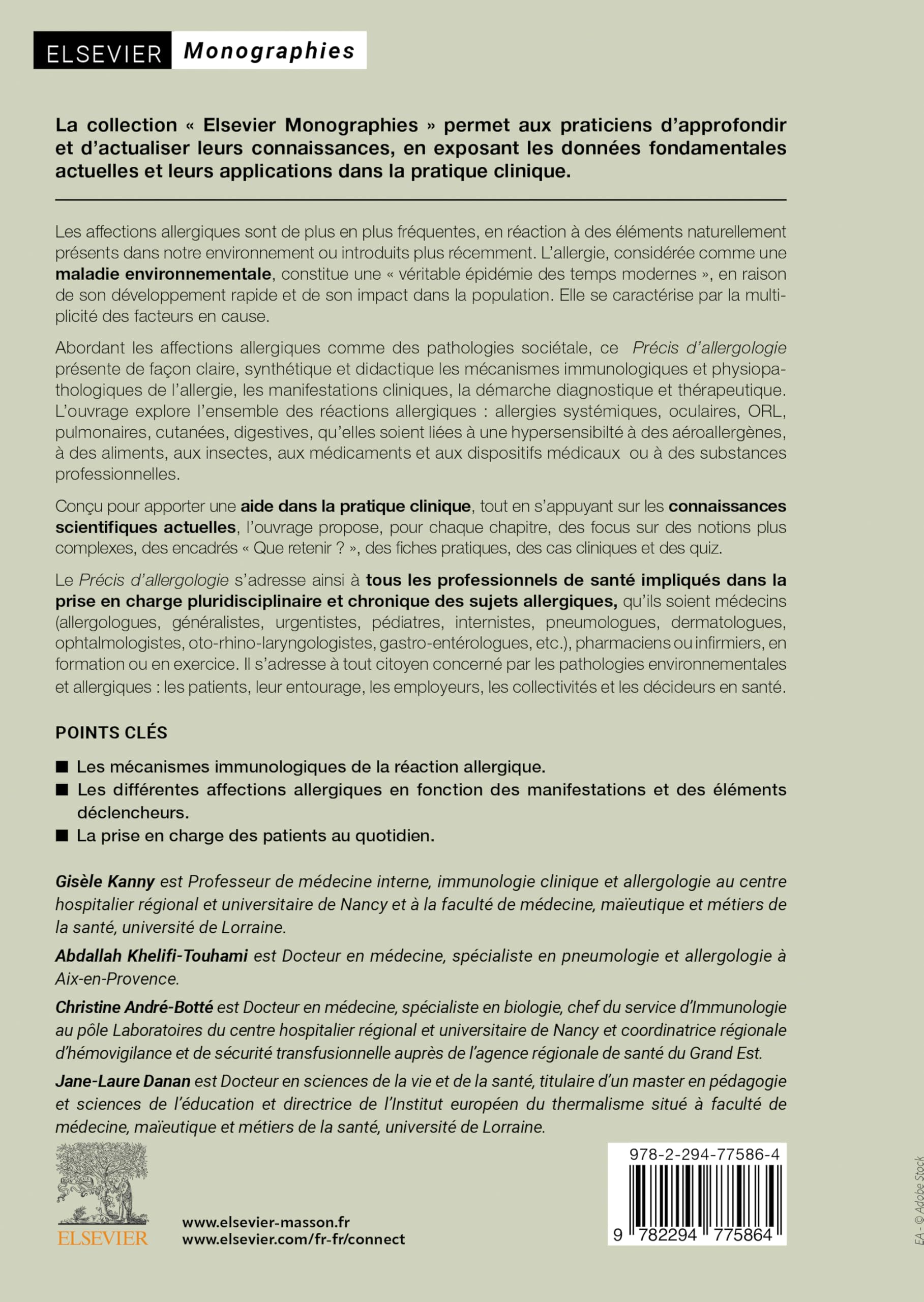 Précis d'allergologie
