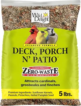 Wild Delight Deck, Porch N Patio No Waste Bird Food, 5 lb, 374050