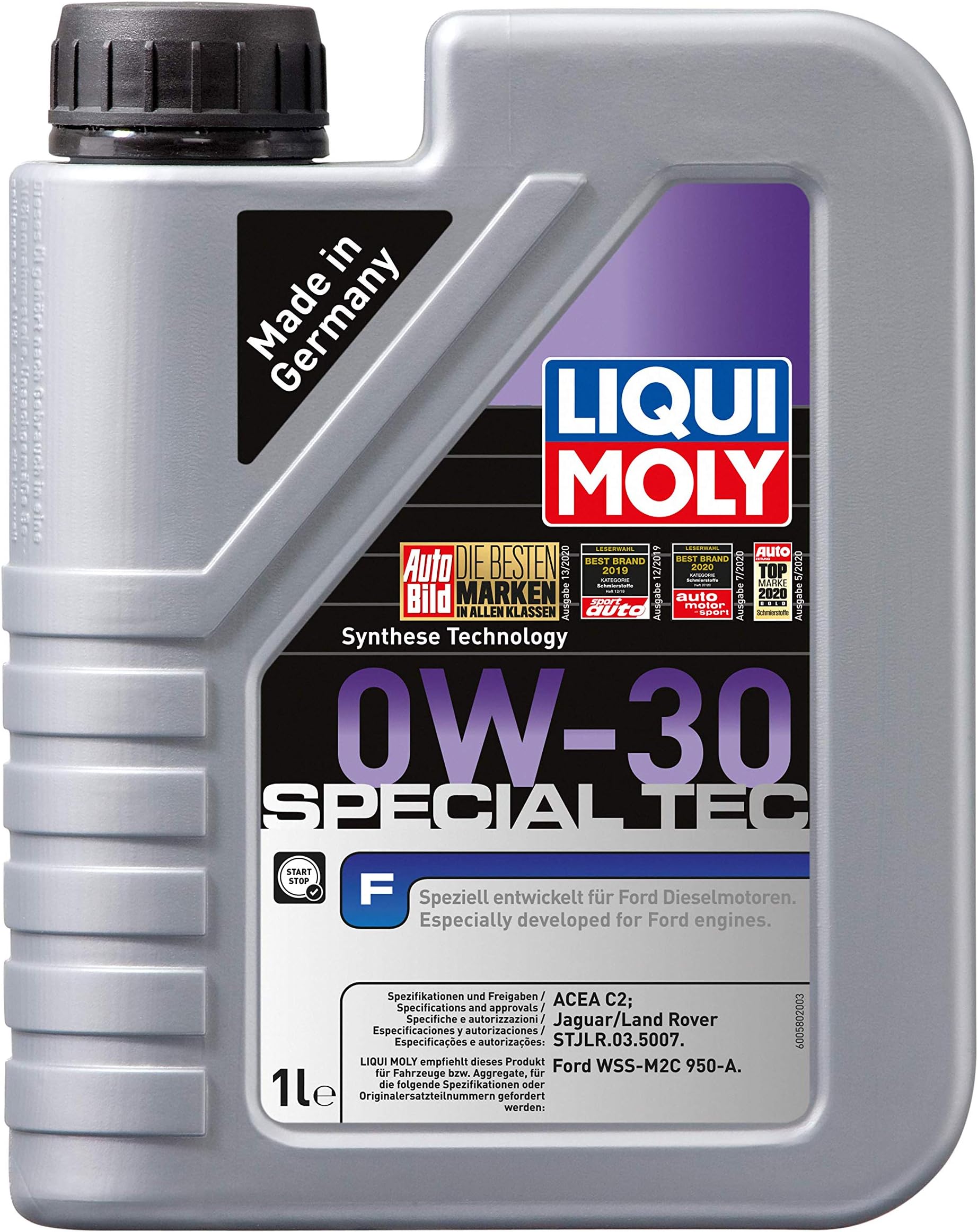 Liqui Moly20722 Special Tec F 0W-30 Motor Oil, 1 L