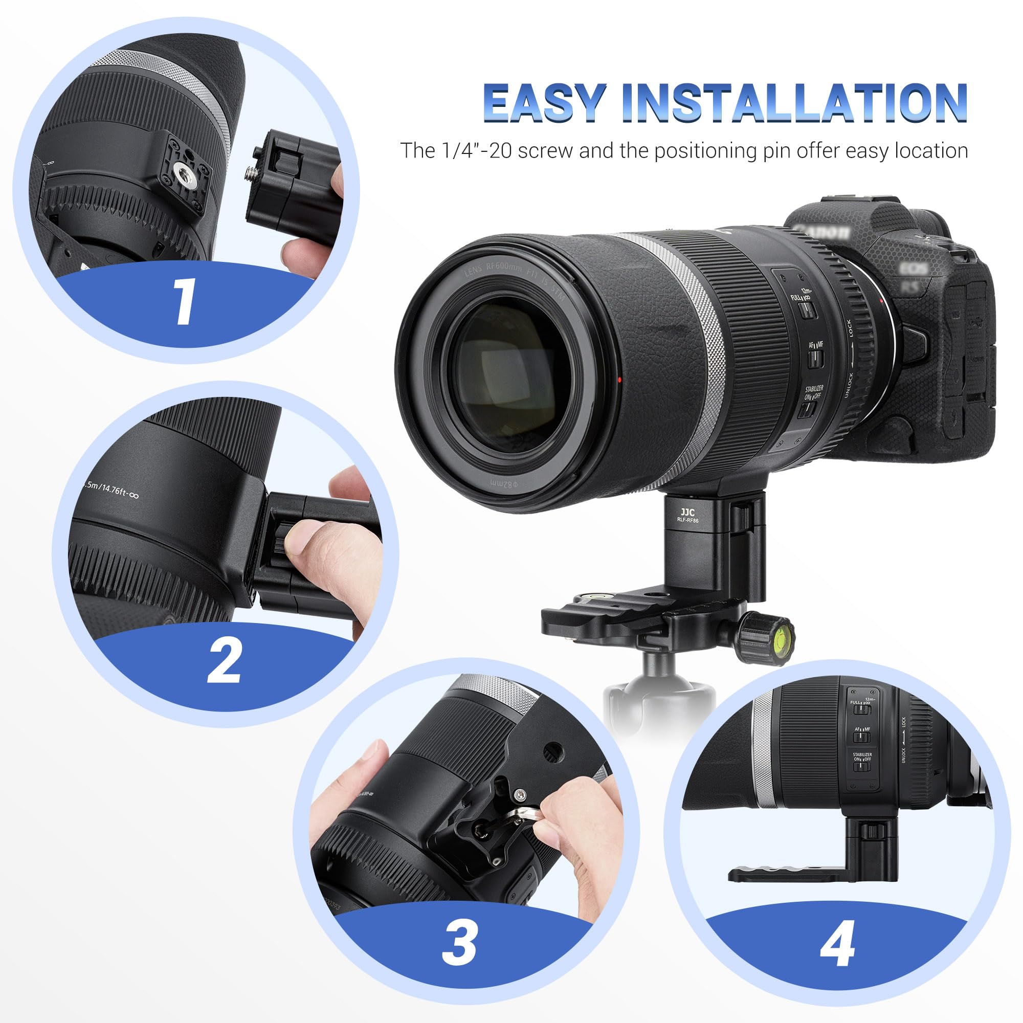 JJC Water Resistant Deluxe Lens Pouch Case Bag, Compatible with Canon EF RF 600mm f11 is STM / 100-400mm 4.5-5.6L is/EF 70-200mm 2.8L /EF 180mm 3.5L Macro/NK 80-200mm F2.8/70-200mm f2.8 JJC Water Resistant Deluxe Lens Pouch Case Bag, Compatible with Canon EF RF 600mm f11 is STM / 100-400mm 4.5-5.6L is/EF 70-200mm 2.8L /EF 180mm 3.5L Macro/NK 80-200mm F2.8/70-200mm f2.8