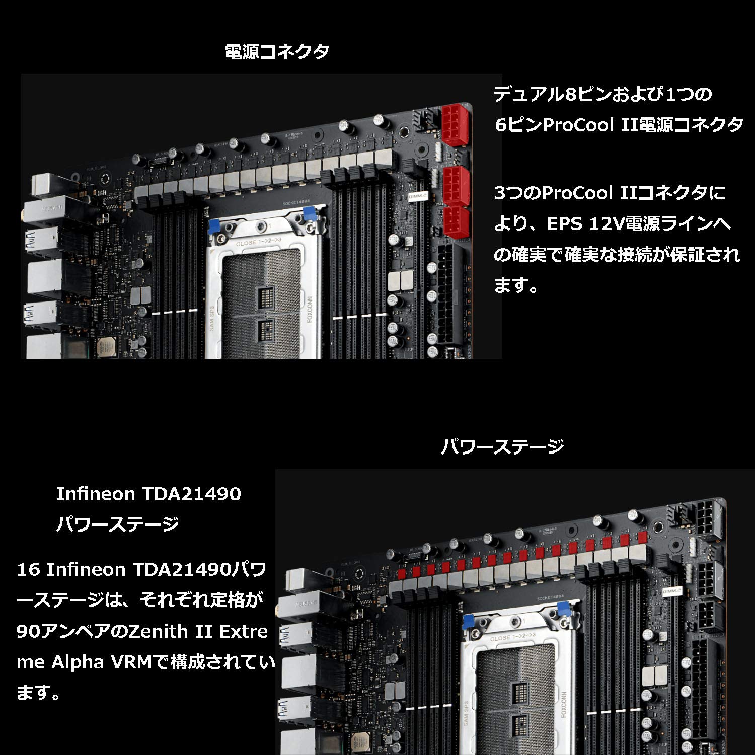 ASUS ROG Zenith II Extreme Alpha TRX40 Gaming AMD 3rd Gen Ryzen
