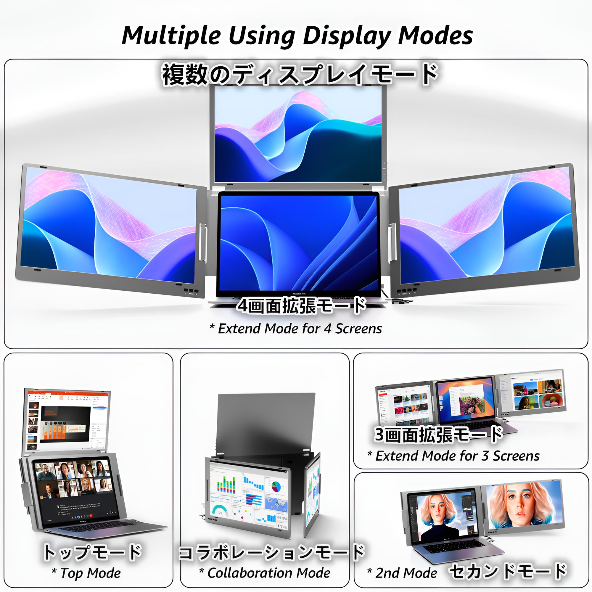 Amazon.co.jp: 【2026新型・トリプルモニター】X90G 15.6インチ