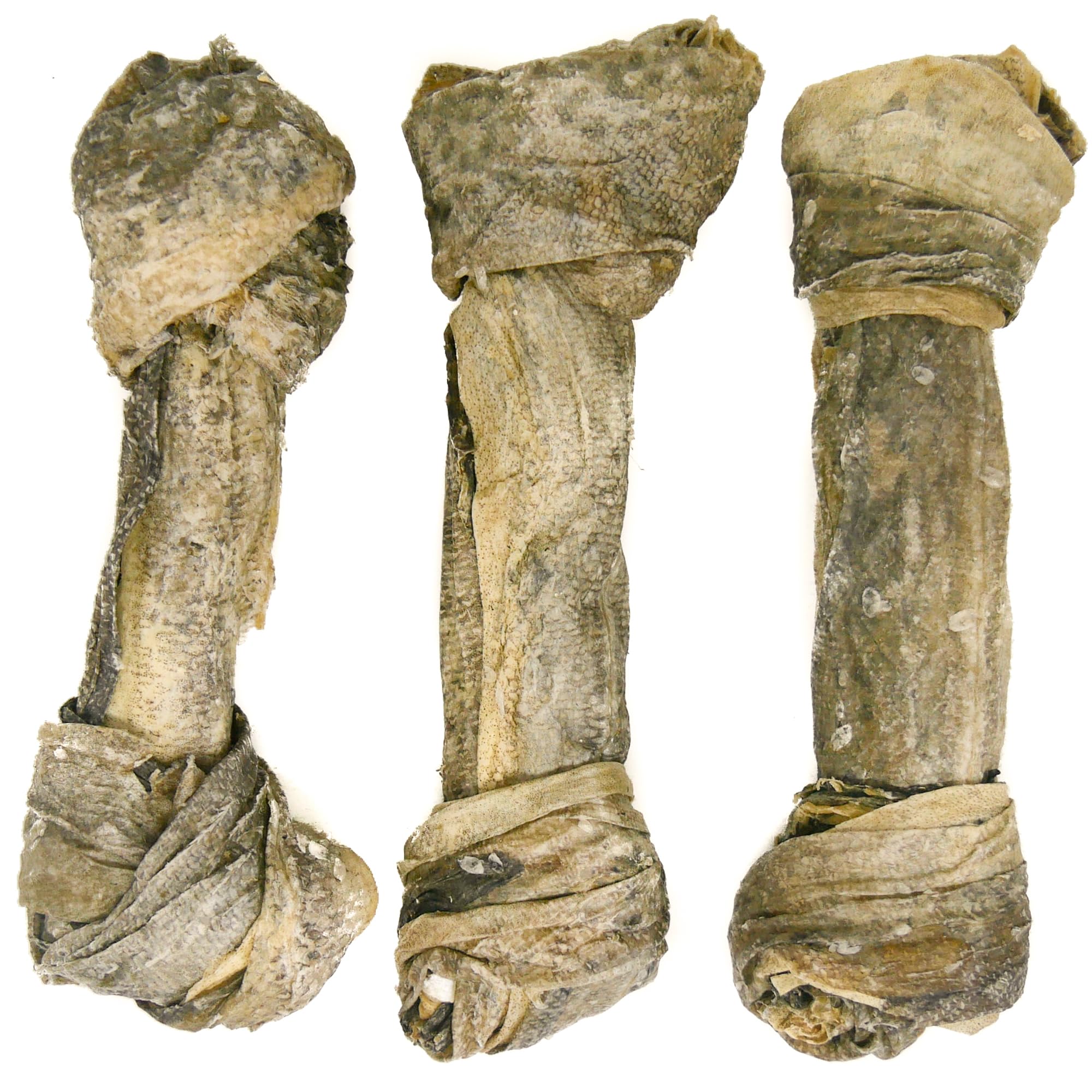 RF-Deer Kauspielzeug für Hunde Fisch Kabeljauhaut für Hund 1 kg - Kauknochen zur Natürliche Zahnpflege, Hundeleckerli Natürlich, Leckerlis, Welpenspielzeug, Hunde Kauartikel