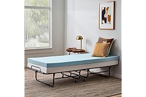 LINENSPA Memory Foam Mattress Topper - 3-Inch Gel-Infused Memory Foam