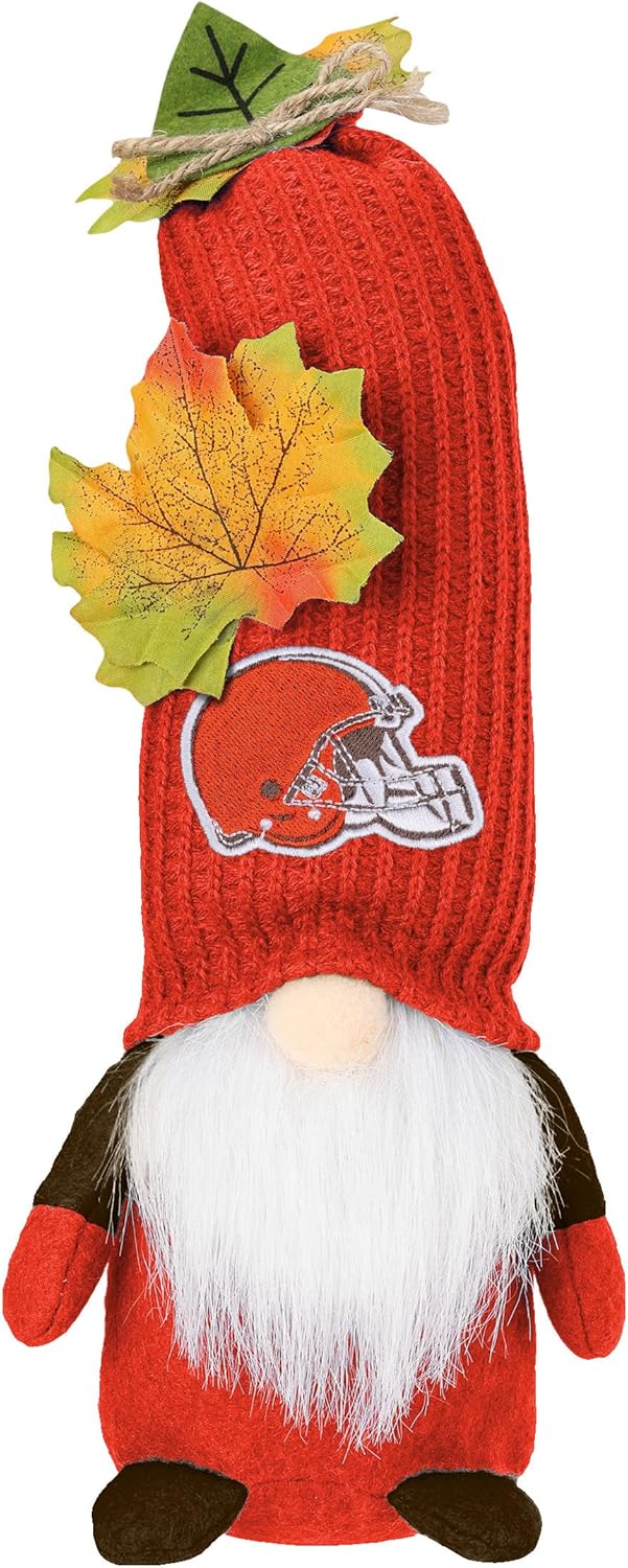 FOCO NFL Unisex-Adult NFL Team Logo Mixed Harvest Stuffed Figure 10" Plush Gnome