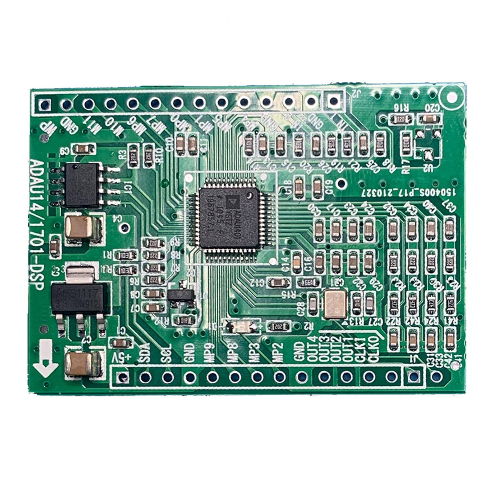 DSPmini Scheda di apprendimento completa per elaborazione del suono ADAU1401 Chip singolo per altoparlanti, lettori MP3 e altro