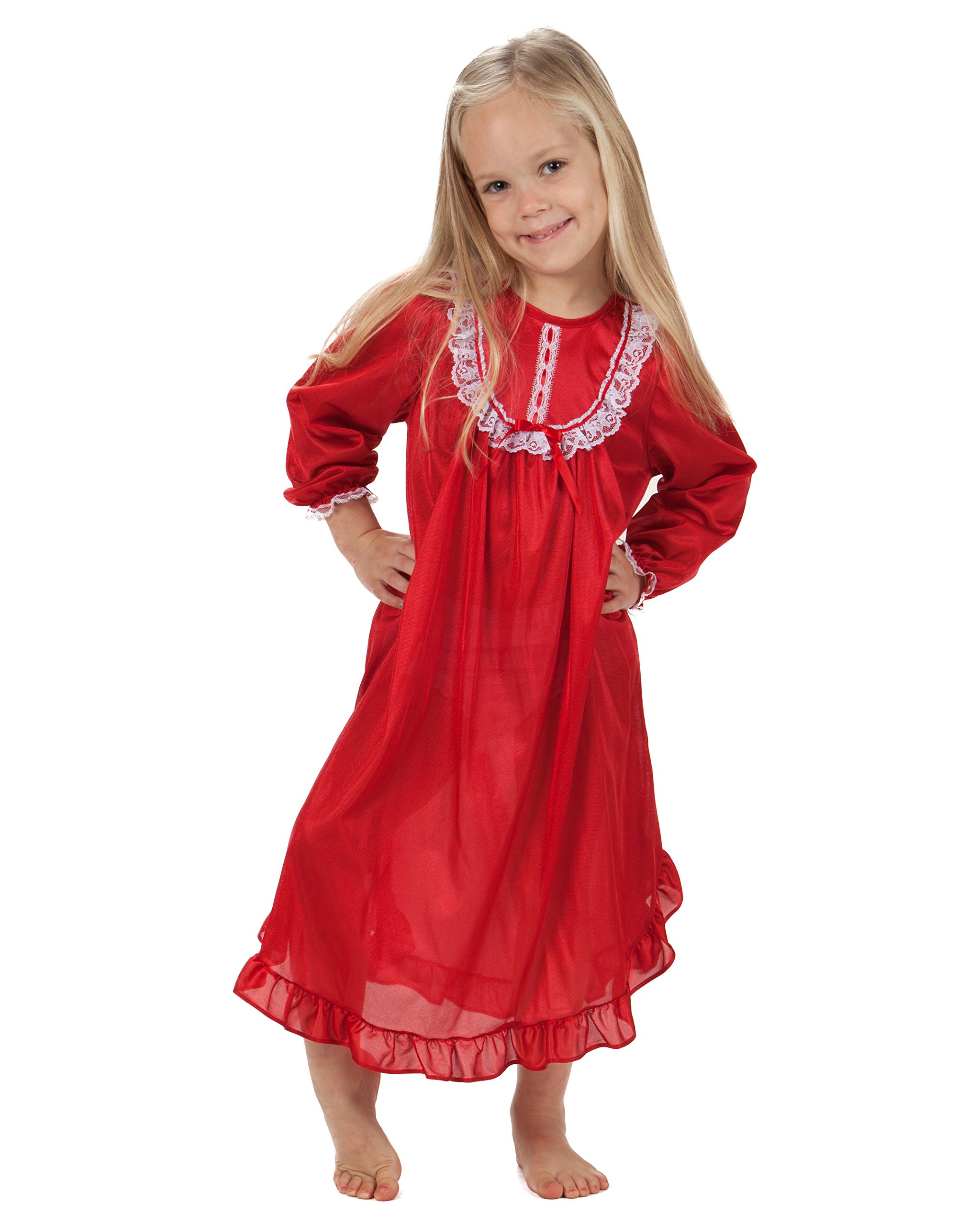 Baby Girls Long Sleeve Traditional Nightgown, (9m-24m)