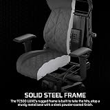 Corsair TC500 Luxe Fauteuil Gaming – Tissu Respirant de Qualité Supérieure – Sièges Larges – Accoudoirs Réglables dans Cinq Directions – Support Lombaire Réglable – Inclinaison 90-135 degré – Ombre - 8