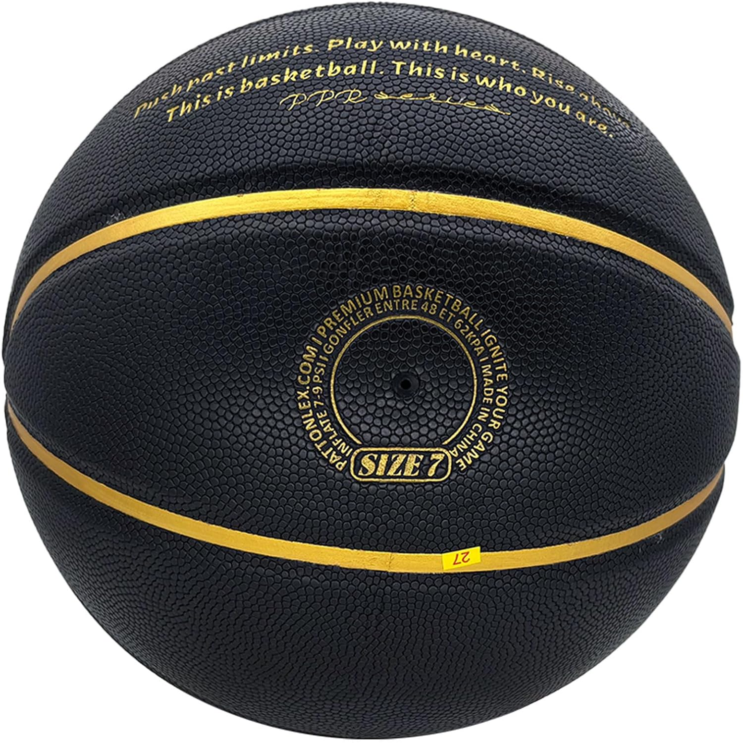 Custom Personalized Basketball – Official Size 7/6 | Leather Indoor/Outdoor Basketball Ball with Name | Idea Gifts
