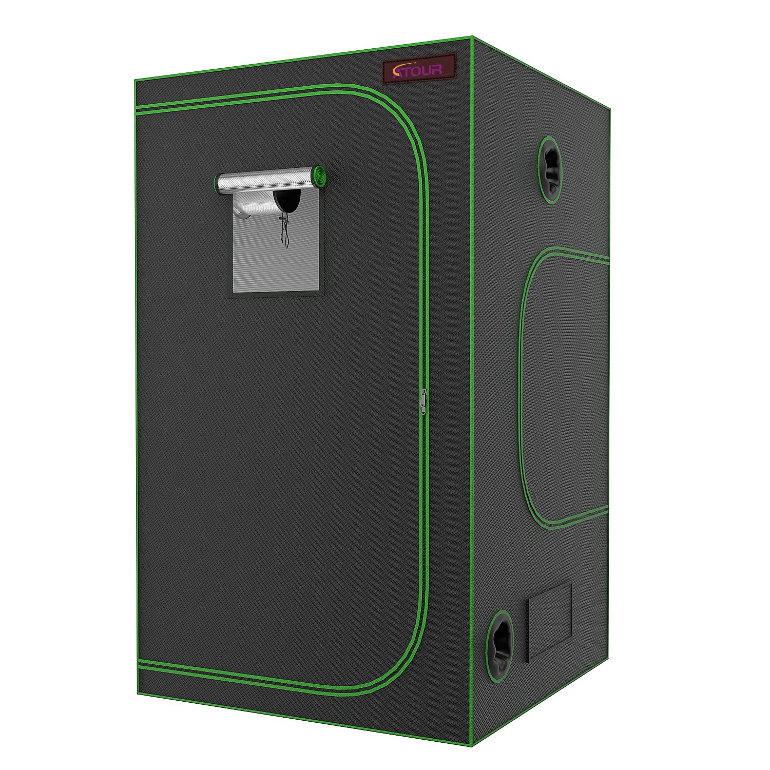 Growtent GardenHydroponic Grow Tent Indoor 48"x48"x78" for Growing Plants, 600D Heavy Duty High Reflective Mylar Lightproof Waterproof Dark Grow Room