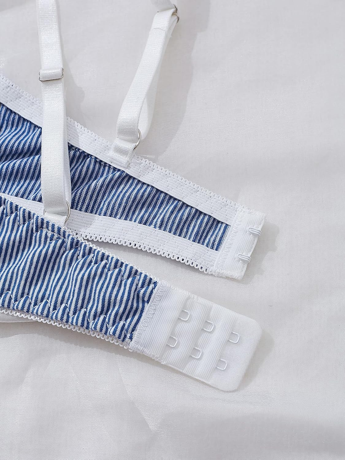 1/2 Cup Cotton Sexy Lingerie Bra and Panty Sets For Women Matching Bralette Sets 3 Piece